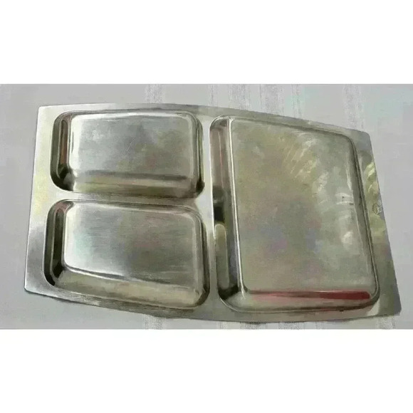 VTG-Danish-MCM-Party-Line-INOX-Tray - Picture 5 of 5